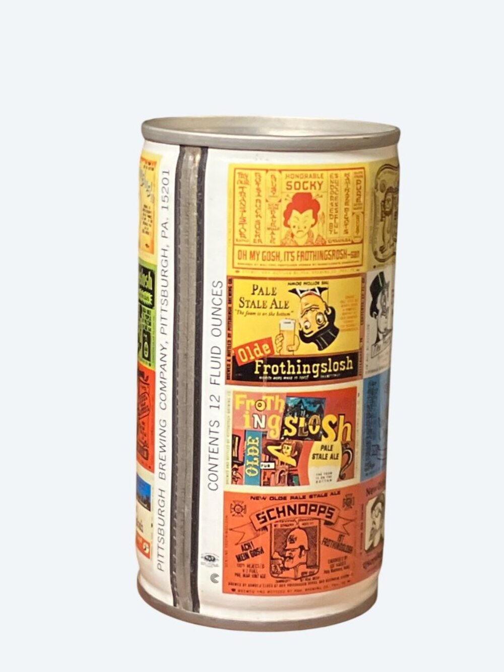 Olde Frothingslosh Beer Can Pittsburg Brewing Company  Collectible  Empty - Picture 13 of 16